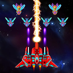 ギャラクシーアタック: 80年代の飛行機シューティングゲーム Mod Apk