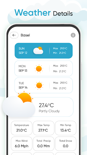 Live Weather: Weather Forecast Screen 3