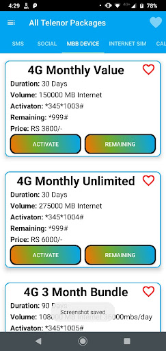 All Telenor Pakage 2022