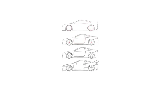 Как рисовать автомобиль