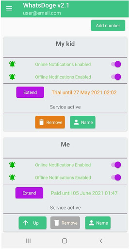 Android application WhatsDoge screenshort