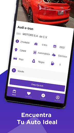 Android application Cambiauto screenshort
