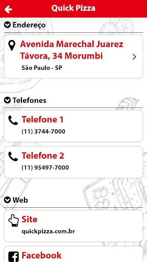 Quick Pizza App Screen 3