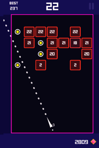 Android application Bricks Breaker Basic screenshort