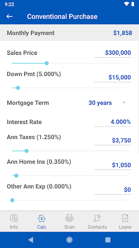Screenshot of Element Mortgage