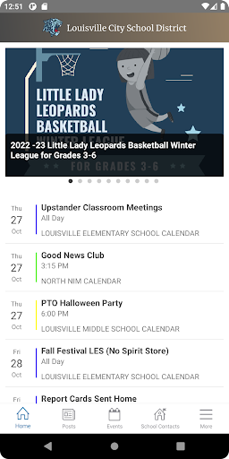 Android application Louisville City School Dist. screenshort
