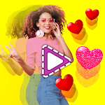 Hearts Video Effect with Sound