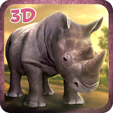Rhino Rampage 3D Simulator icon