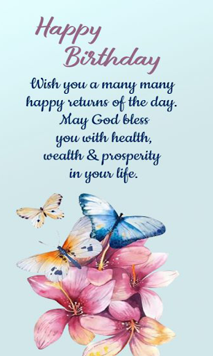 Happy Birthday Wishes & Status Screen 3