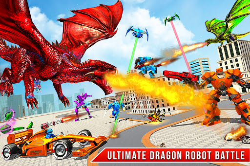 Dragon Robot - Car Robot Game Screen 3