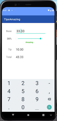 Android application TipsAmazing screenshort