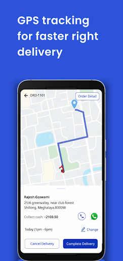 Delivery Partner App Screen 2