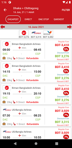 Buytickets Screen 3