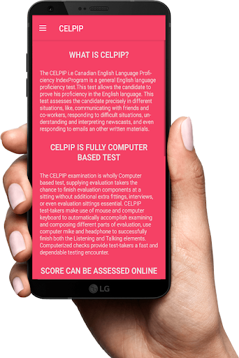 Celpipstore App: An initiation Screen 2
