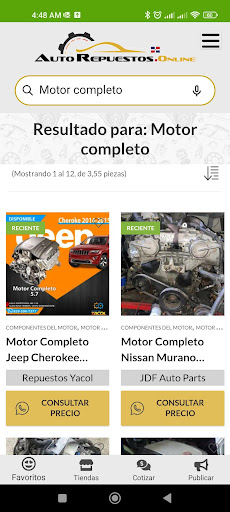 Auto Repuestos Online ARO.DO Screen 3