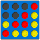 4 in a line - connect 4 kids icon