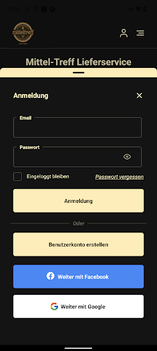 Mittel-Treff Lieferservice Screen 2
