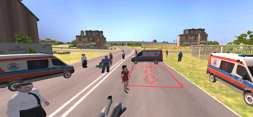 Android application Emergency Ambulance Simulator screenshort