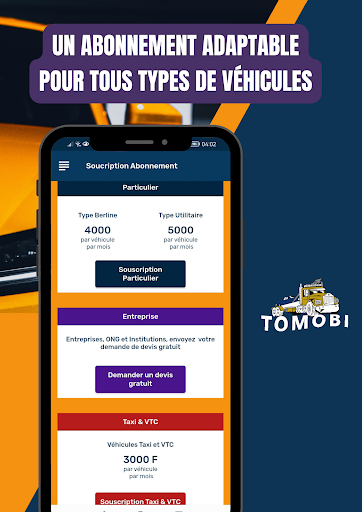 Tomobi Secours Screen 2