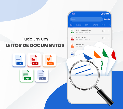 Visualização do aplicativo