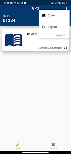 GPS Online Exam Screen 3