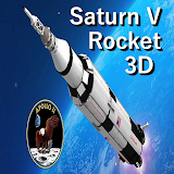 Saturn V Rocket 3D Simulation icon