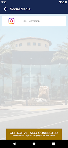 CBU Campus Recreation Screen 3