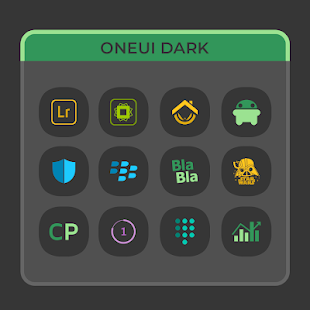 OneUI Dark- Icon Pack : S10 Tangkapan layar