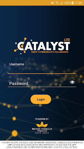 Android application Catalyst LITE Trade Applicatio screenshort
