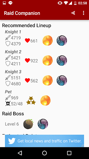 Raid Companion for KnD Screen 3