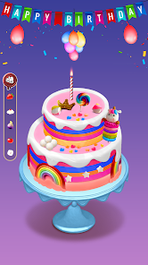 Captura de Pantalla 12 DIY Birthday Party Cake Maker android