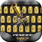Golden Bullets Crack Keyboard Theme