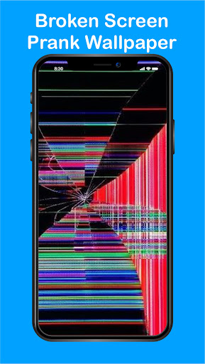 Android application Broken Screen Prank Wallpaper screenshort