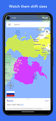 TrueWorld Maps Screen 2