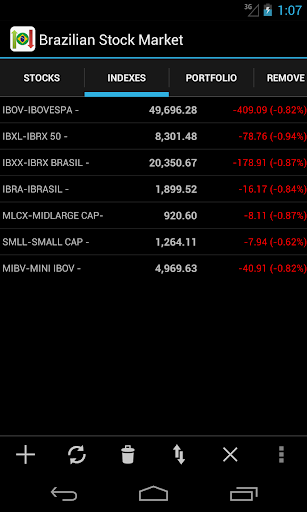 Brazilian Stock Market Screen 2