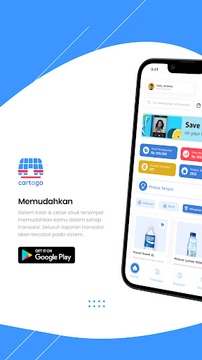Android application Cartago Cashier screenshort