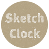 Sketch Clock Zooper Widget icon