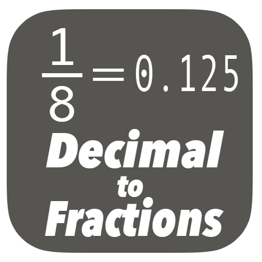 Decimal to Fraction Calculator 1.4 Icon