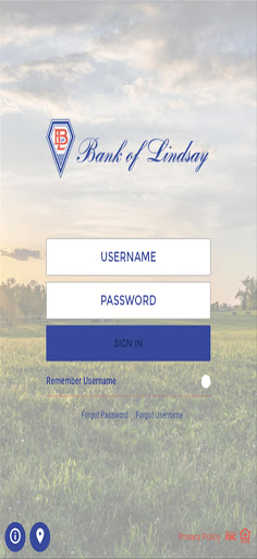 Android application Bank of Lindsay screenshort