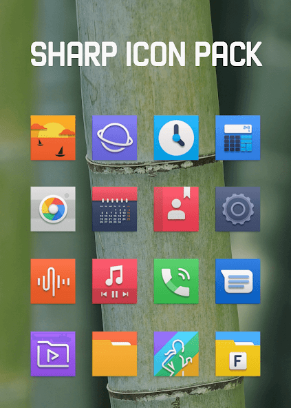 Sharp - Square Icon Pack 1.0 APK + Mod (Unlimited money) untuk android