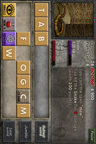Android application Dungeon Scroll screenshort