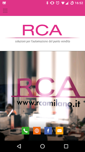 Android application RCA Milano screenshort