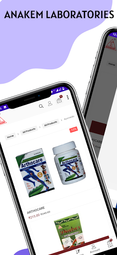 Android application ANAKEM LABORATORIES screenshort