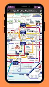 Mapa do Metrô de Tóquio 2023