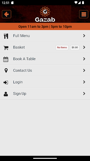 Gazab Indian Restaurant Screen 2