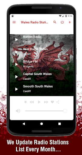 Wales Radio Stations Screen 3