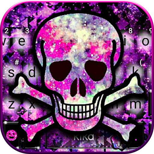 Logo Galaxy Skull Theme