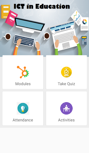 Android application ICT for Students and Teachers screenshort