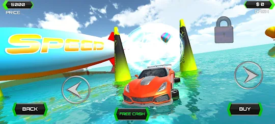 Super Cars Water Race