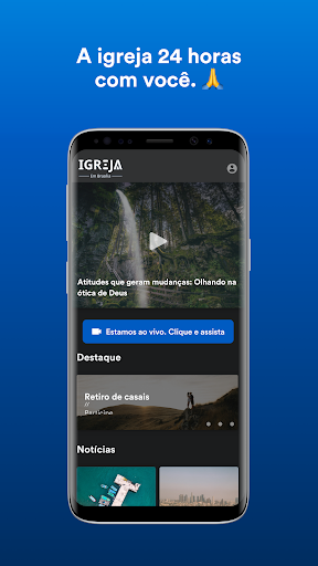 Android application Igreja em Brasília screenshort